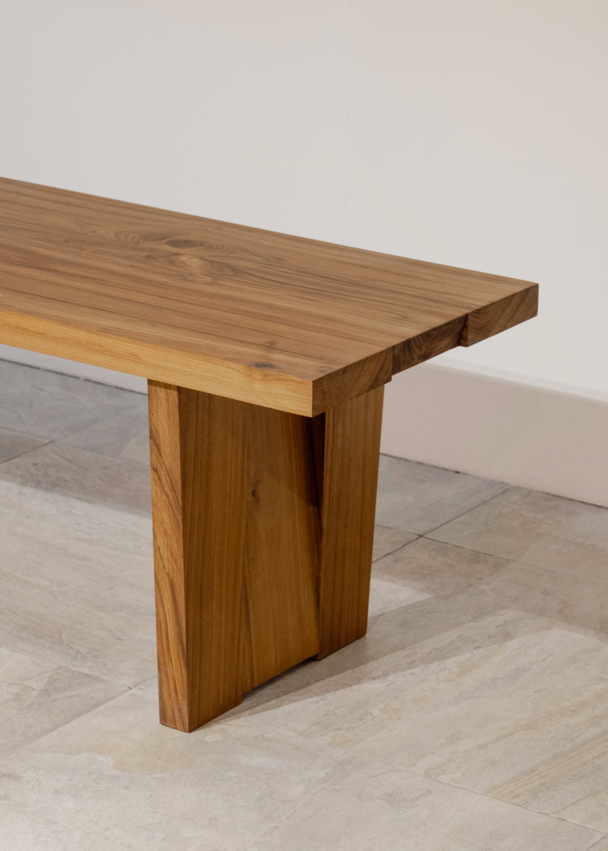 Splayed Plank Bench